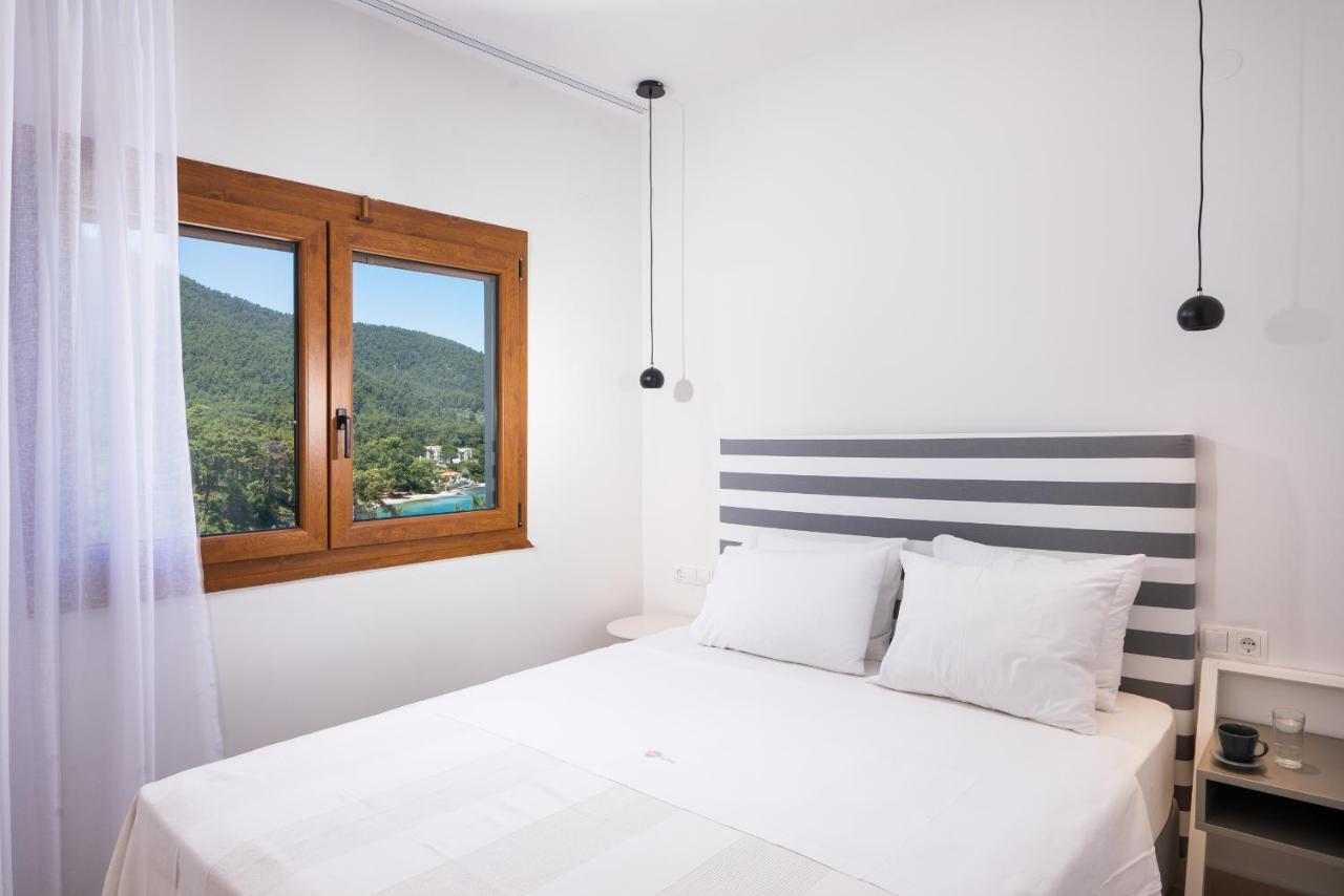 Villa Victoria By La Scala Beach Limenas  Bagian luar foto