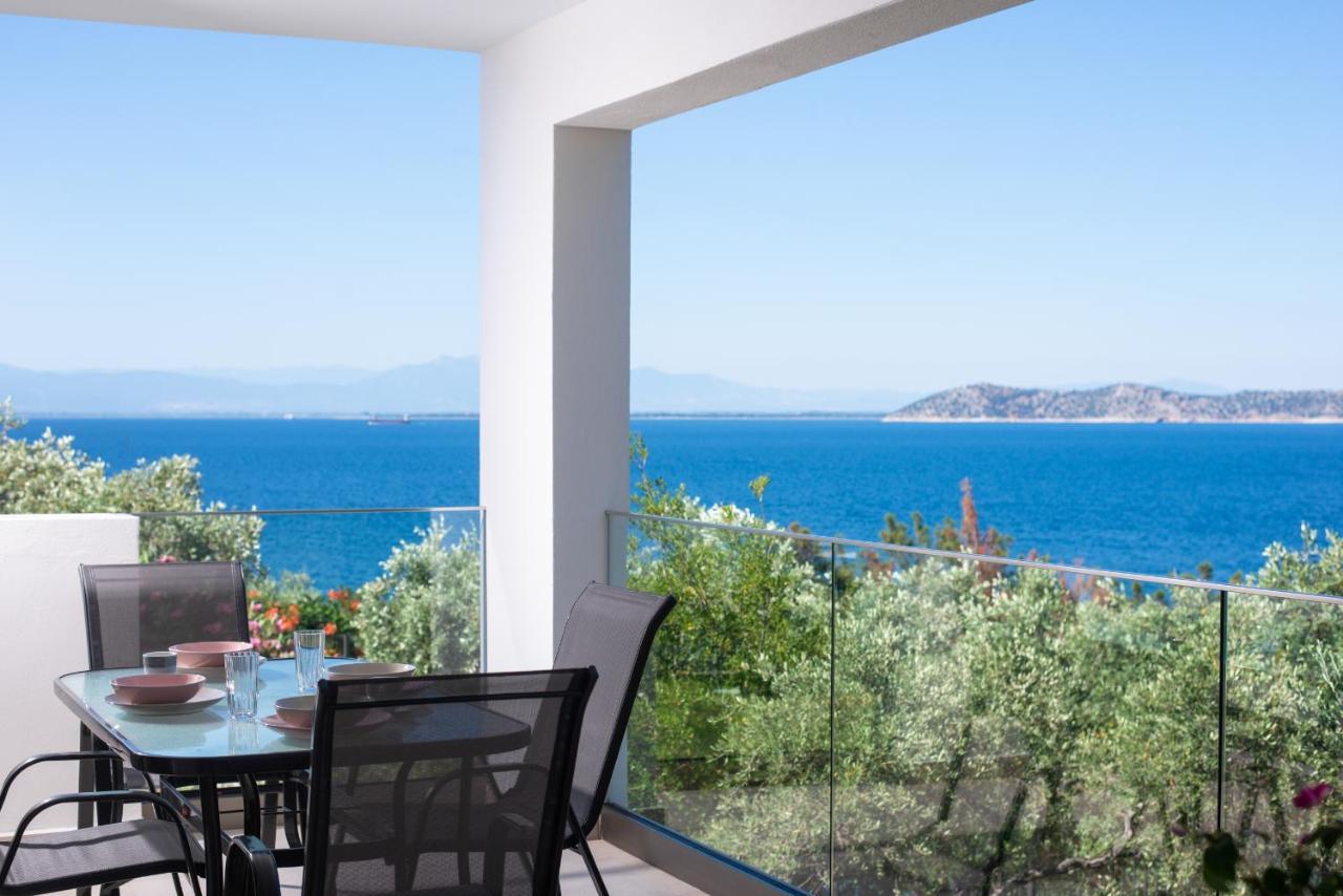 Villa Victoria By La Scala Beach Limenas  Bagian luar foto