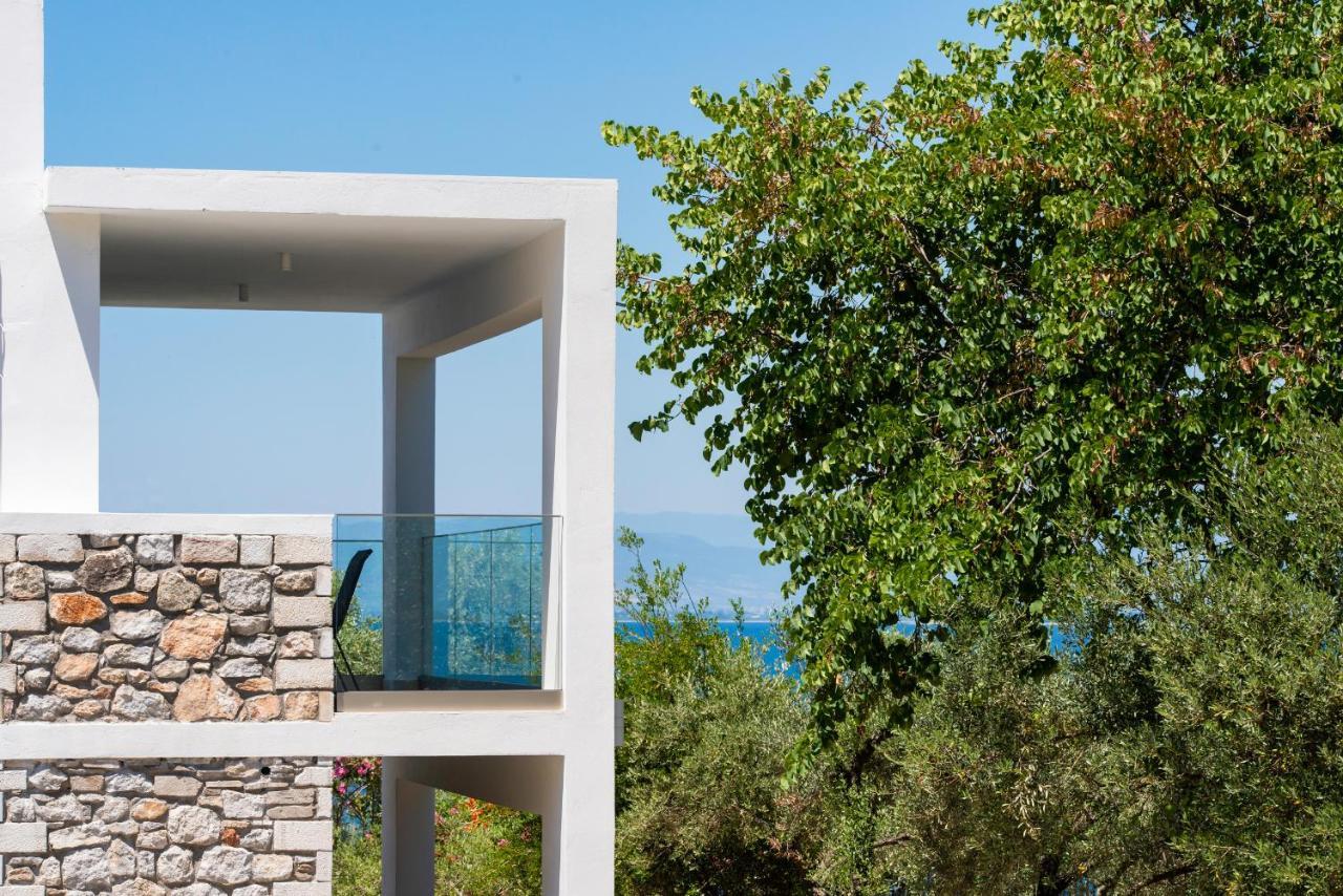 Villa Victoria By La Scala Beach Limenas  Bagian luar foto