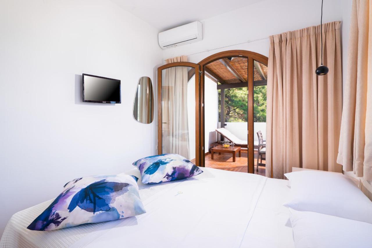 Villa Victoria By La Scala Beach Limenas  Bagian luar foto
