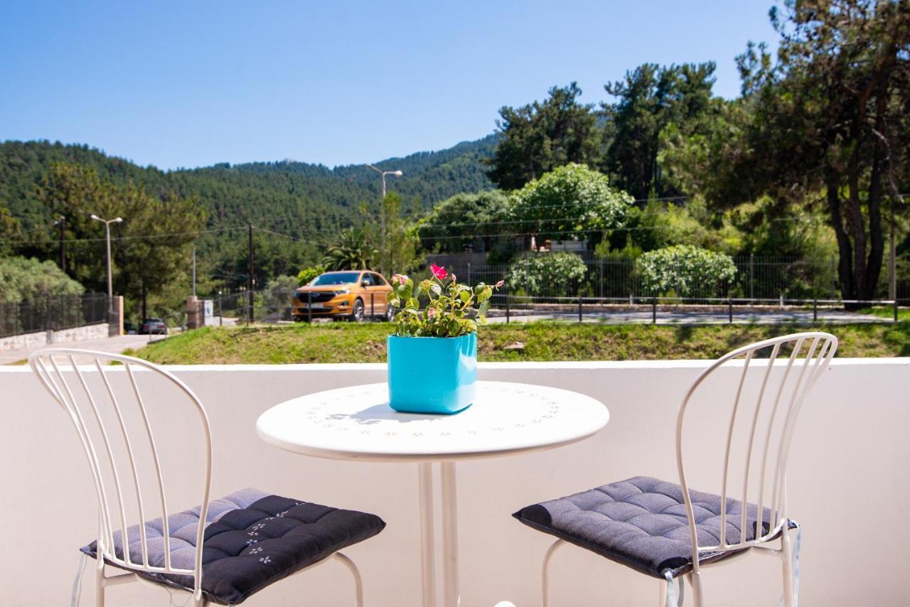Villa Victoria By La Scala Beach Limenas  Bagian luar foto