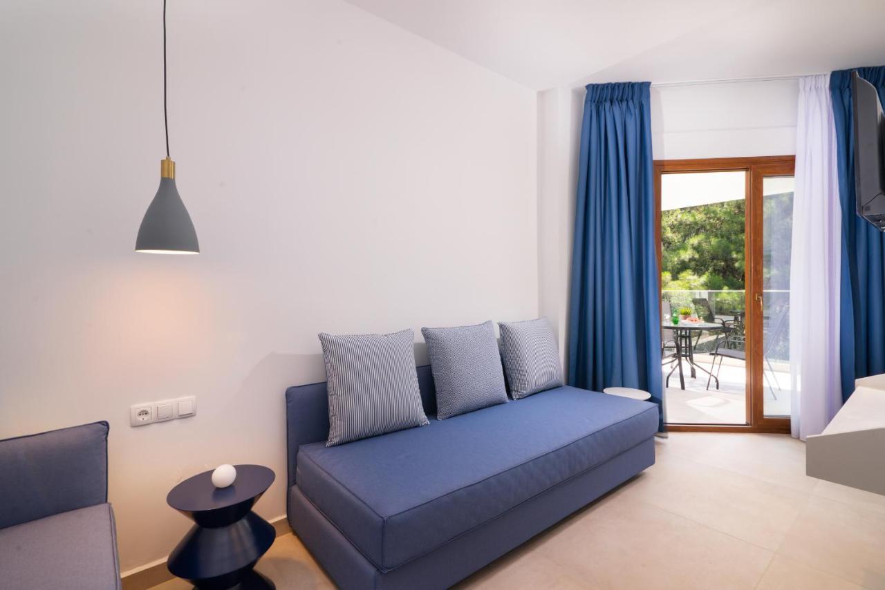 Villa Victoria By La Scala Beach Limenas  Bagian luar foto