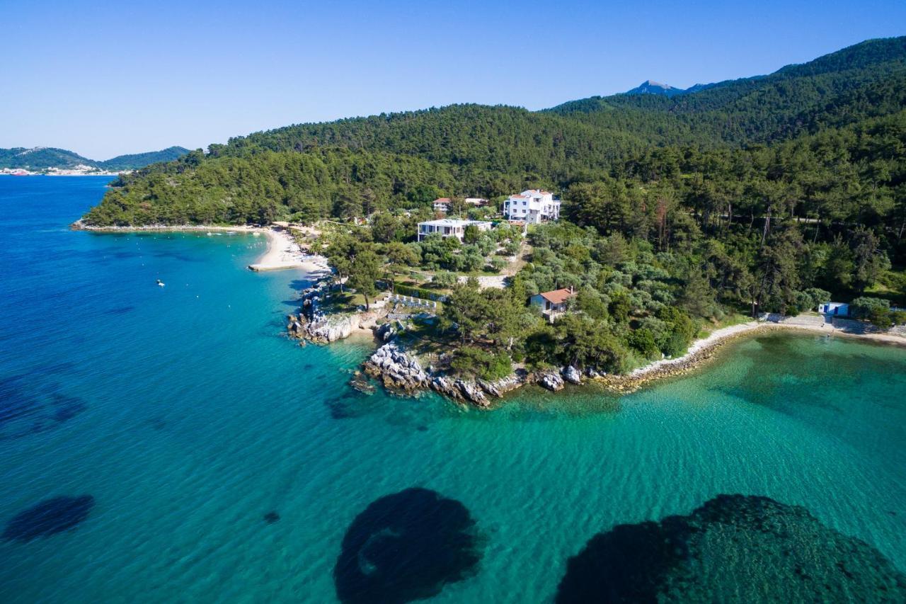 Villa Victoria By La Scala Beach Limenas  Bagian luar foto