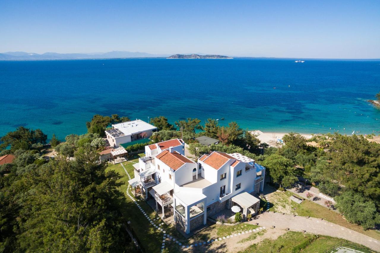 Villa Victoria By La Scala Beach Limenas  Bagian luar foto