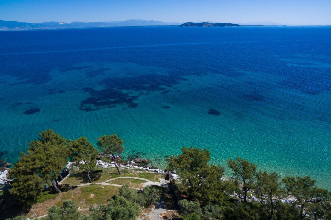 Villa Victoria By La Scala Beach Limenas  Bagian luar foto