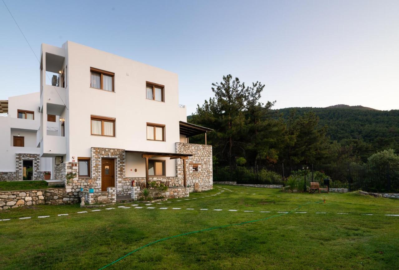 Villa Victoria By La Scala Beach Limenas  Bagian luar foto