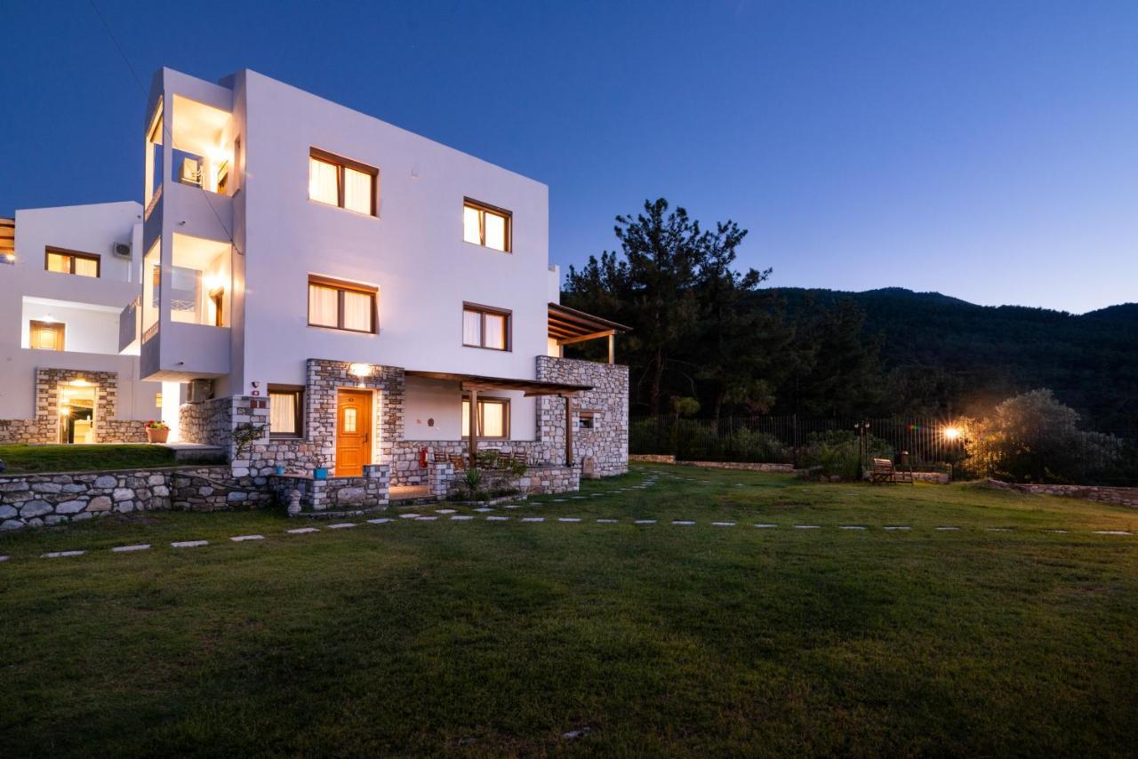 Villa Victoria By La Scala Beach Limenas  Bagian luar foto