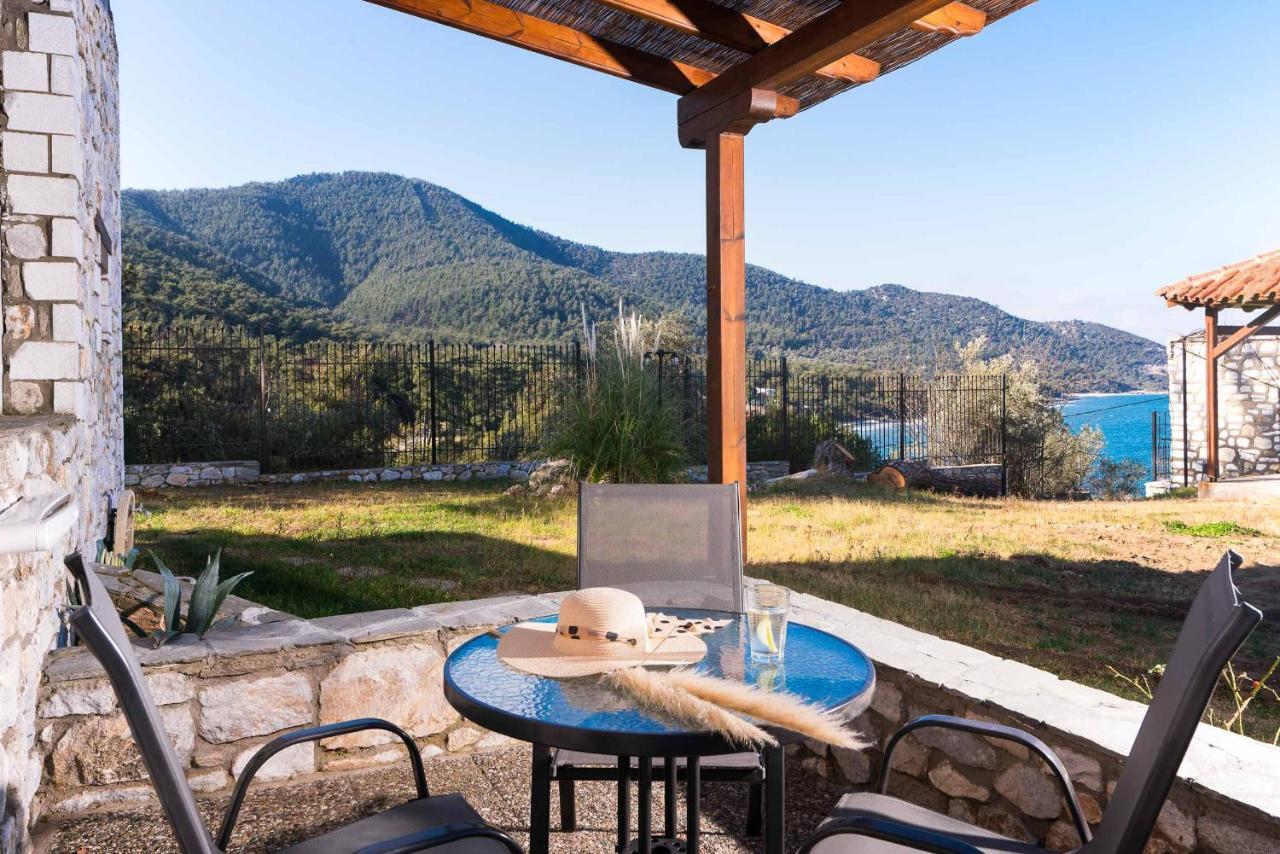 Villa Victoria By La Scala Beach Limenas  Bagian luar foto