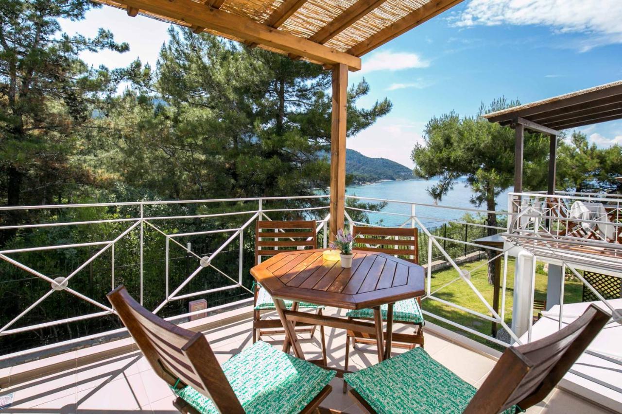 Villa Victoria By La Scala Beach Limenas  Bagian luar foto